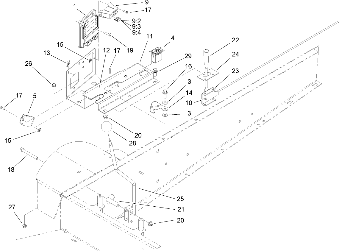 Lower Control Panel Assembly