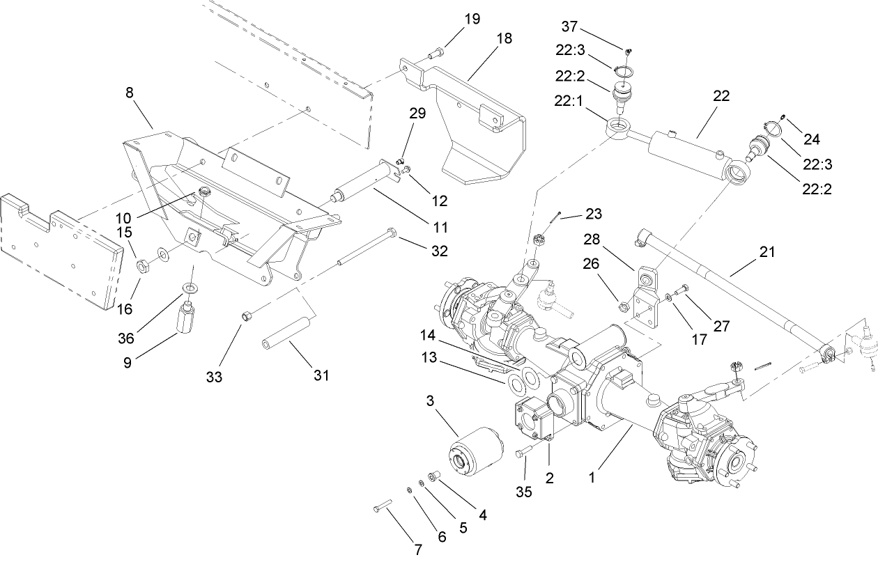 Rear Axle Assembly