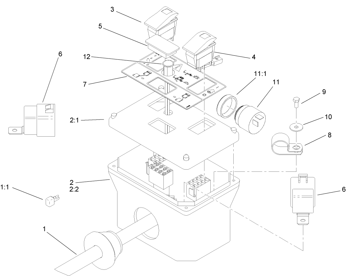Remote Control Assembly No. 110-7520