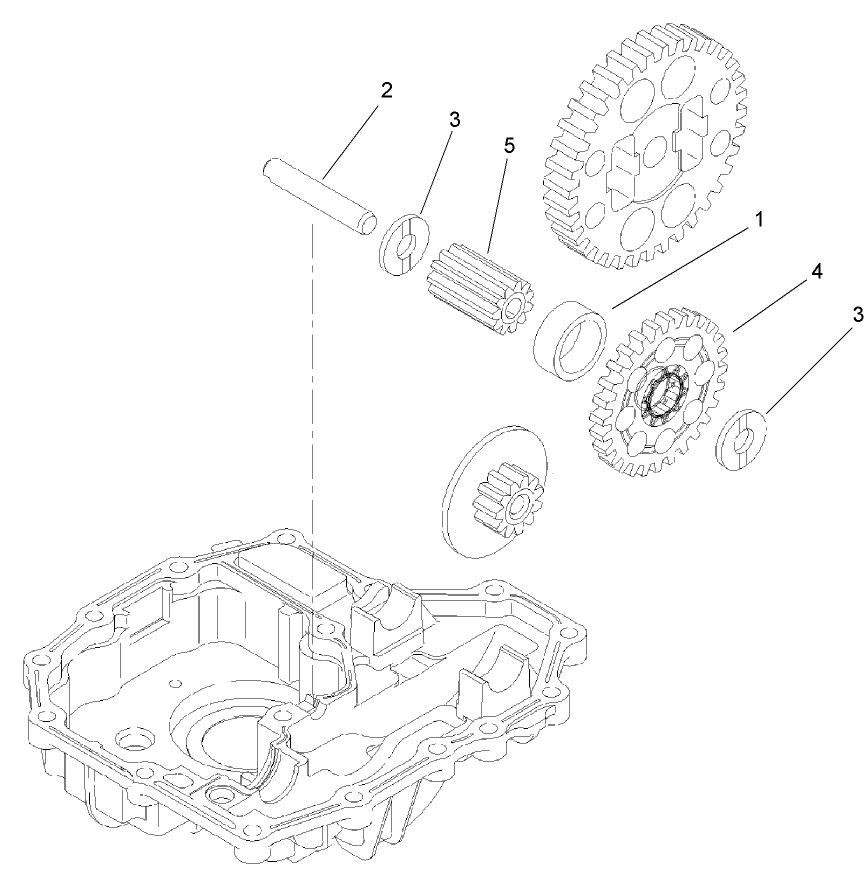 Final Pinion Assembly  Transmission Assembly No. 104-2889