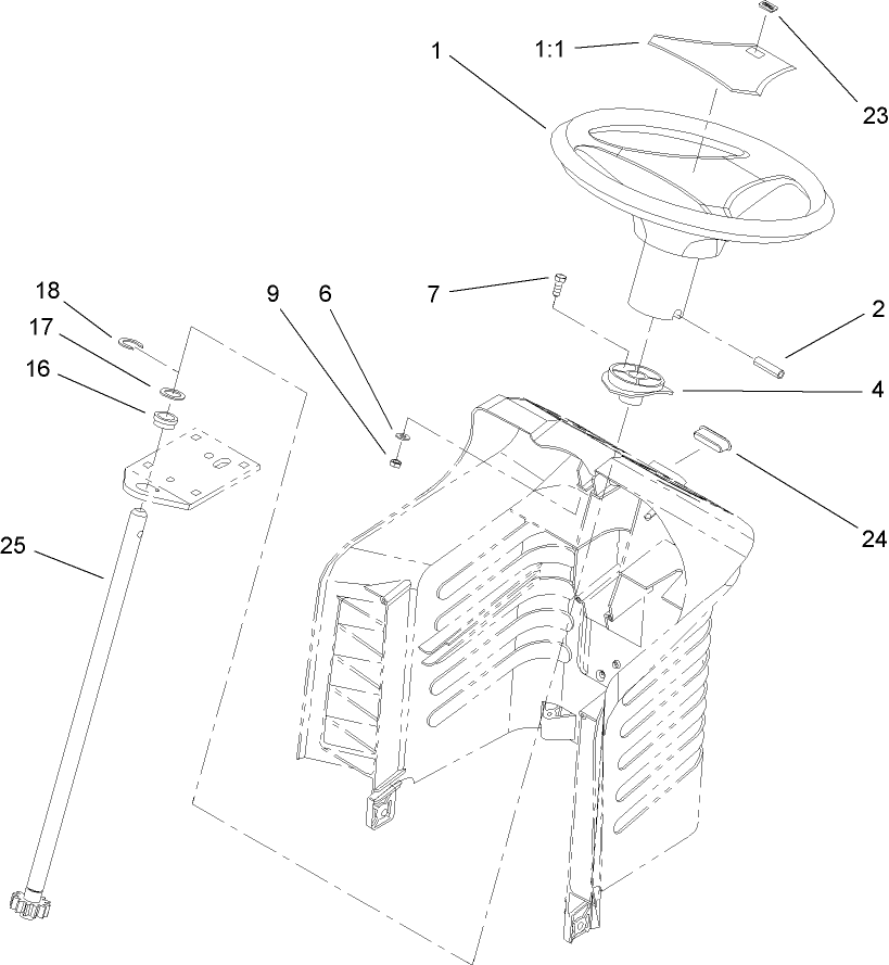 Fixed Steering Assembly