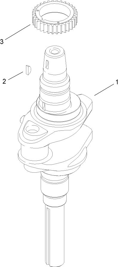 Crankshaft Assembly Kohler SV540-0019