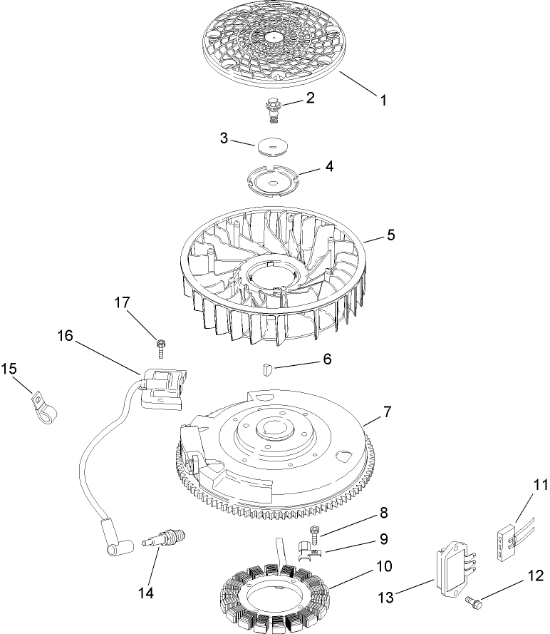 Ignition and Electrical Assembly Kohler SV540-0019