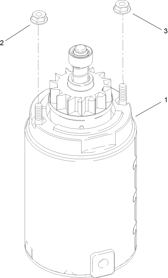 Starter Assembly Kohler SV540-0019