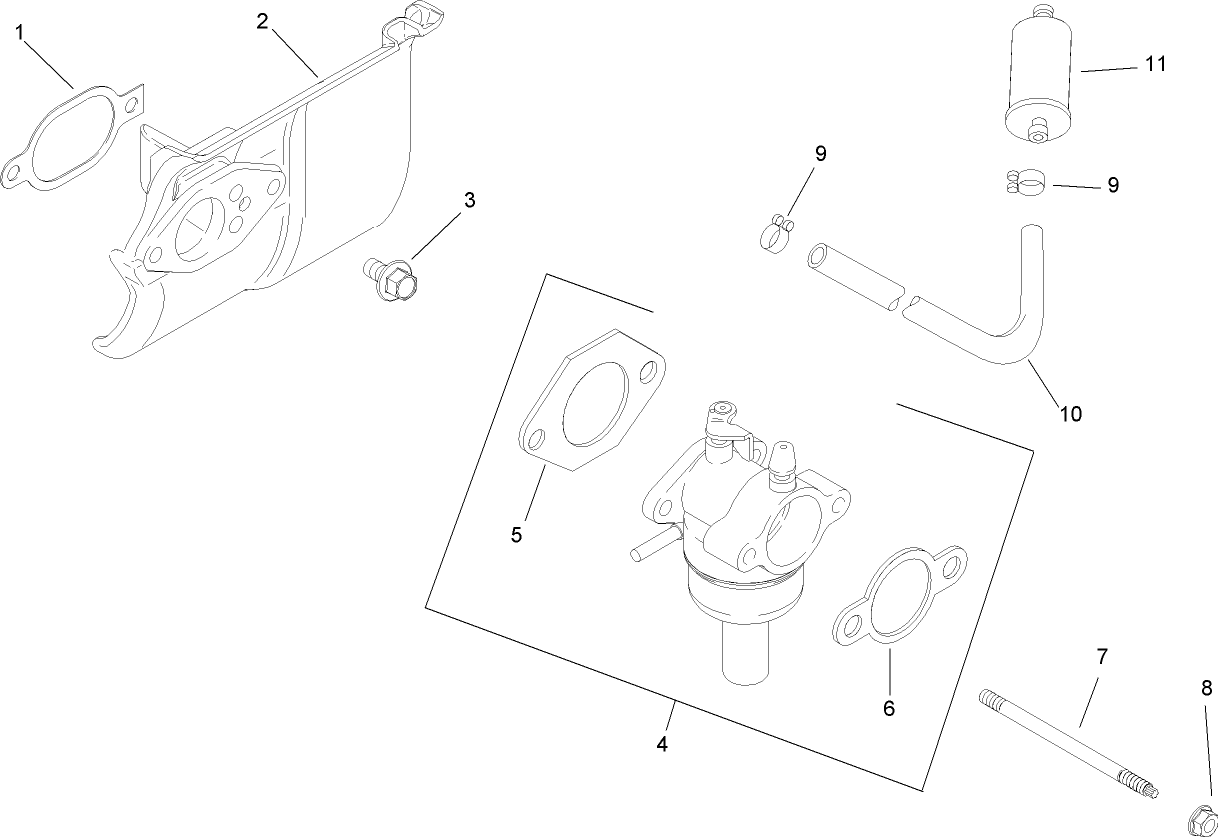 Fuel System Assembly Kohler SV540-0019
