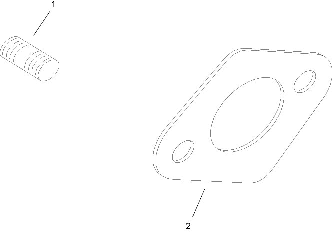 Exhaust and Gasket Assembly Kohler SV540-0019