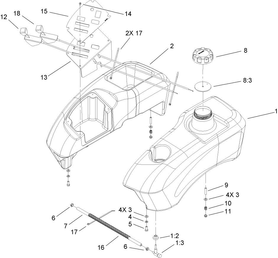 Parts – TimeCutter ZX480 Riding Mower | Toro