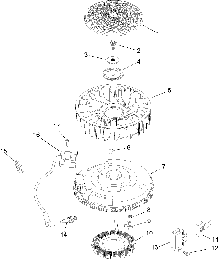 Ignition and Electrical Assembly  Kohler SV600-0018