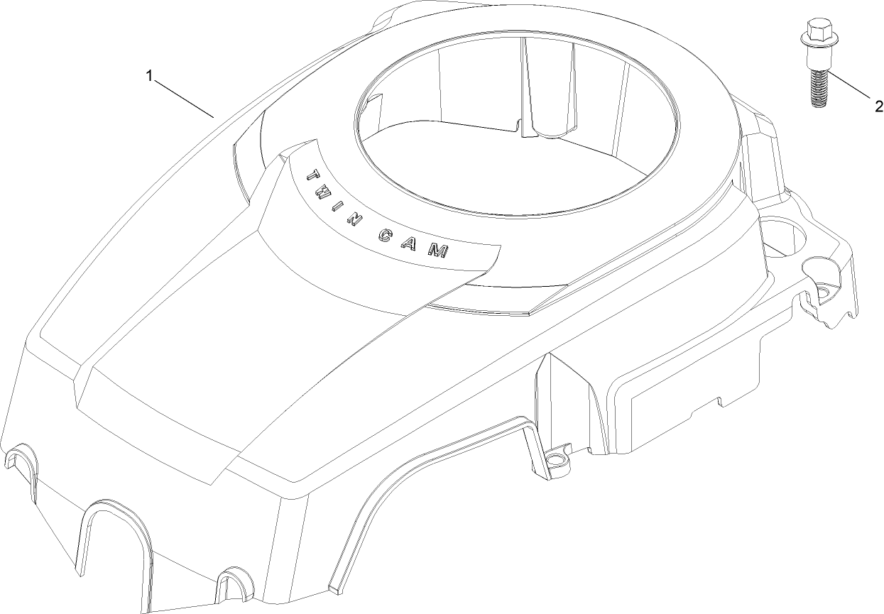 Blower Housing Assembly  Kohler SV600-0018