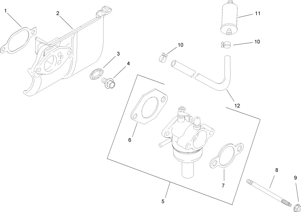 Fuel System Assembly  Kohler SV600-0018