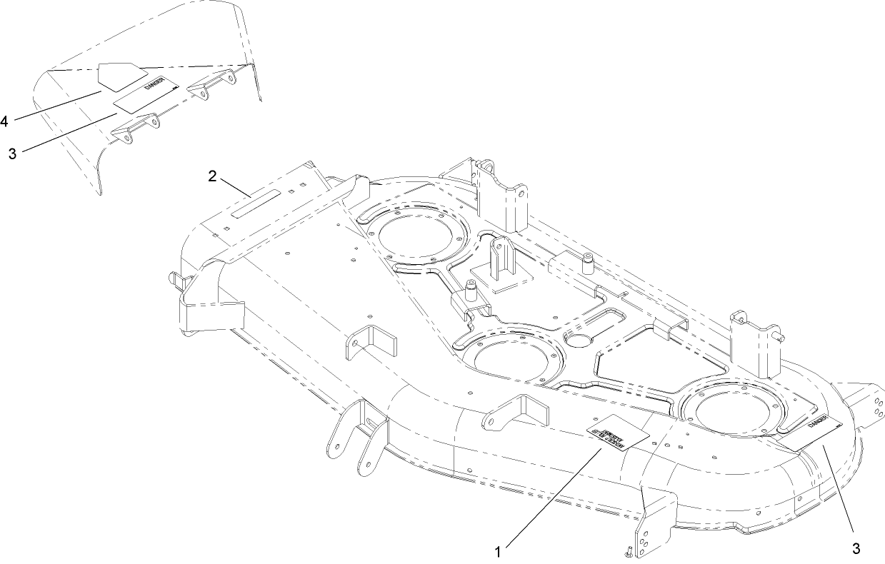 Anti Scalp and Shield Decal Assembly