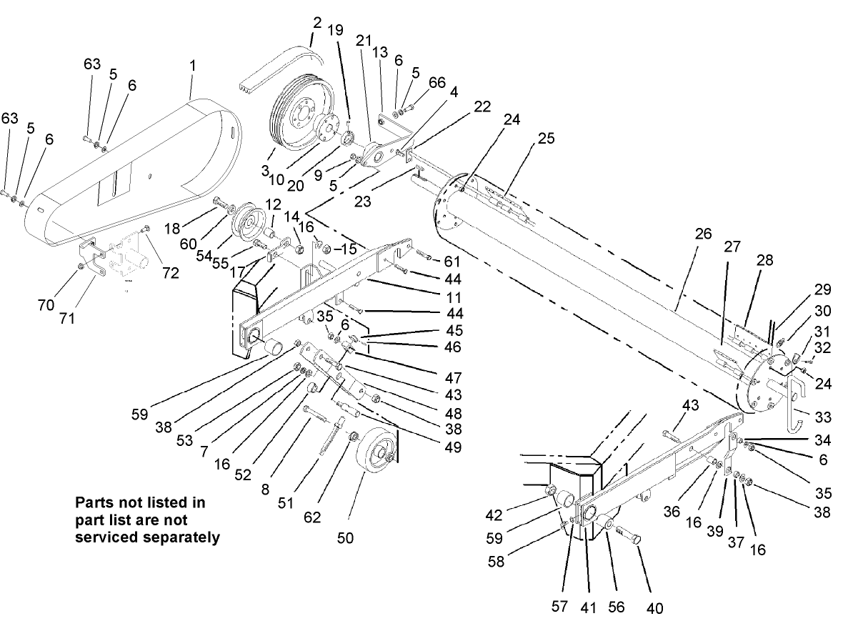 Flex-Tip Reel and Trailing Arm Assembly