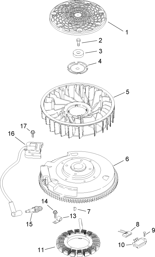 Ignition and Electrical Assembly Kohler SV720-0017