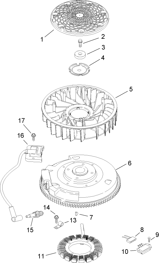 Ignition and Electrical Assembly  Kohler SV730-0018