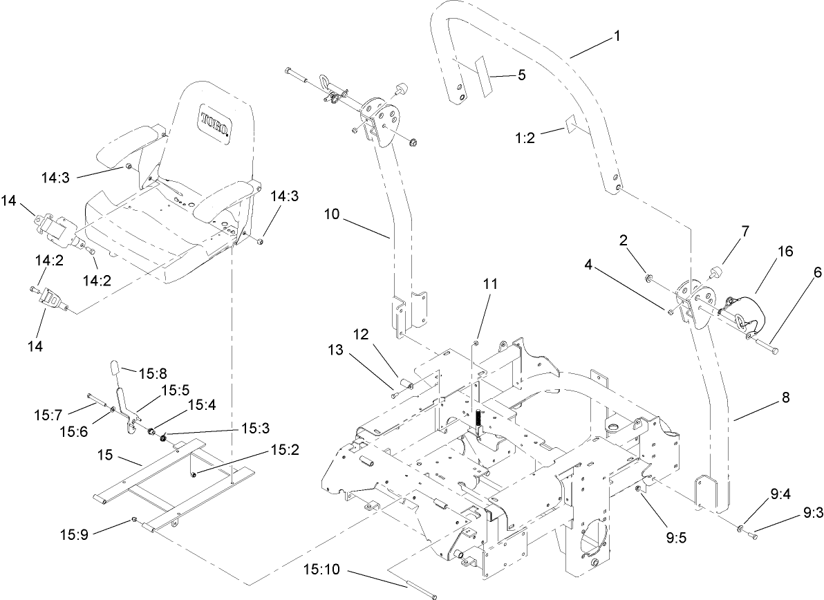 Roll-Over-Protection-System Assembly No. 110-0877