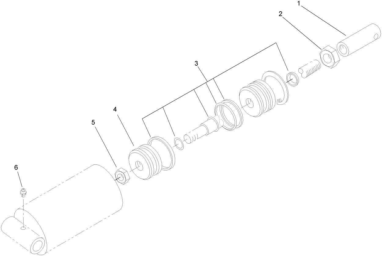 Hydraulic Cylinder Assembly No. 93-6869