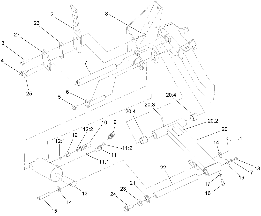 Rear Lift Arm Assembly