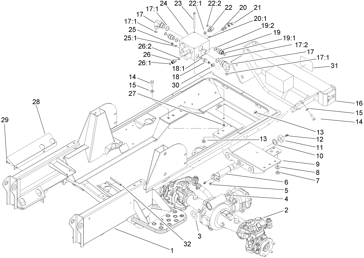 Frame and Bumper Assembly