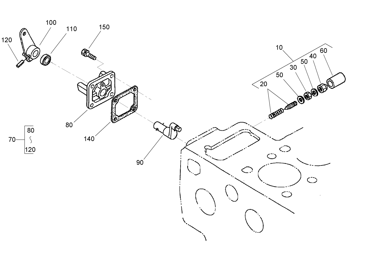 Engine Stop Lever Assembly