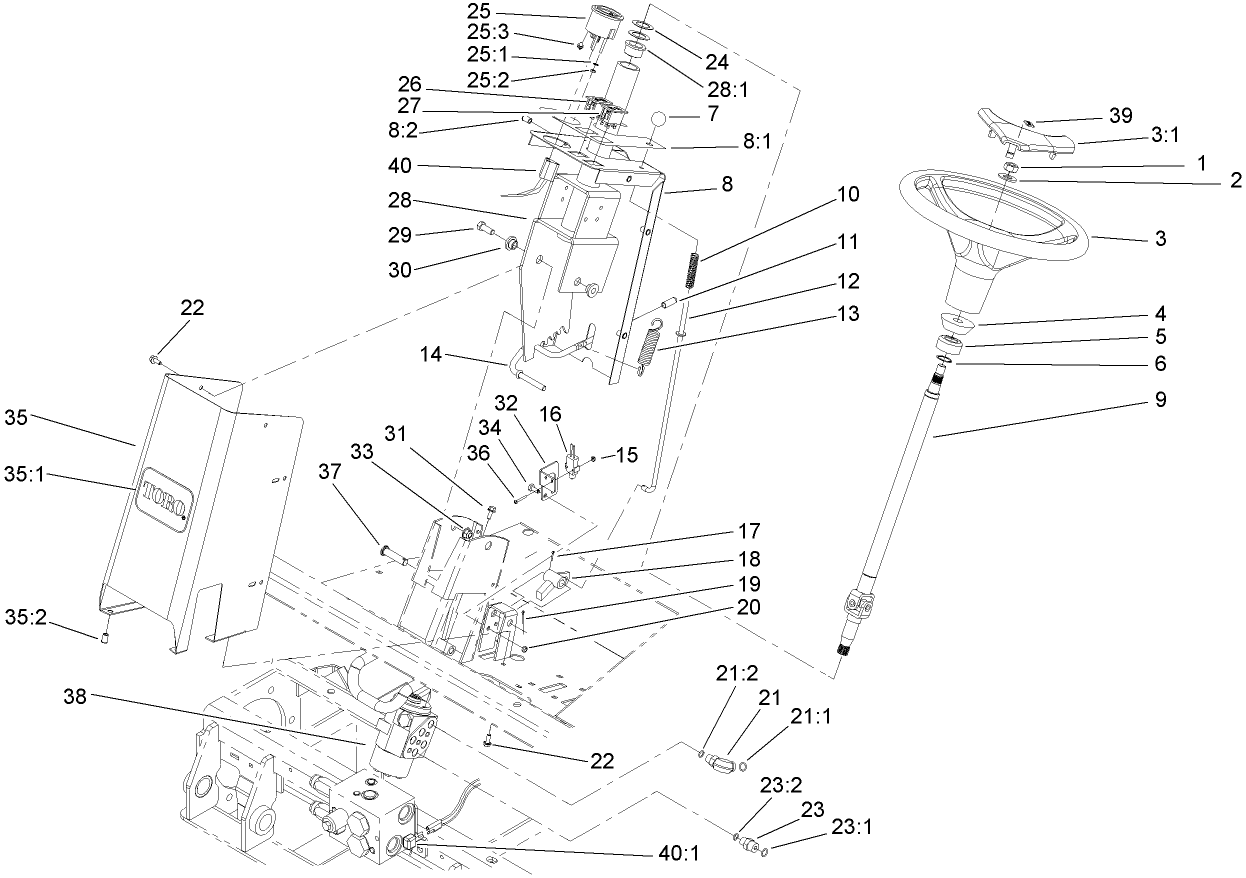 Steering Tower Assembly