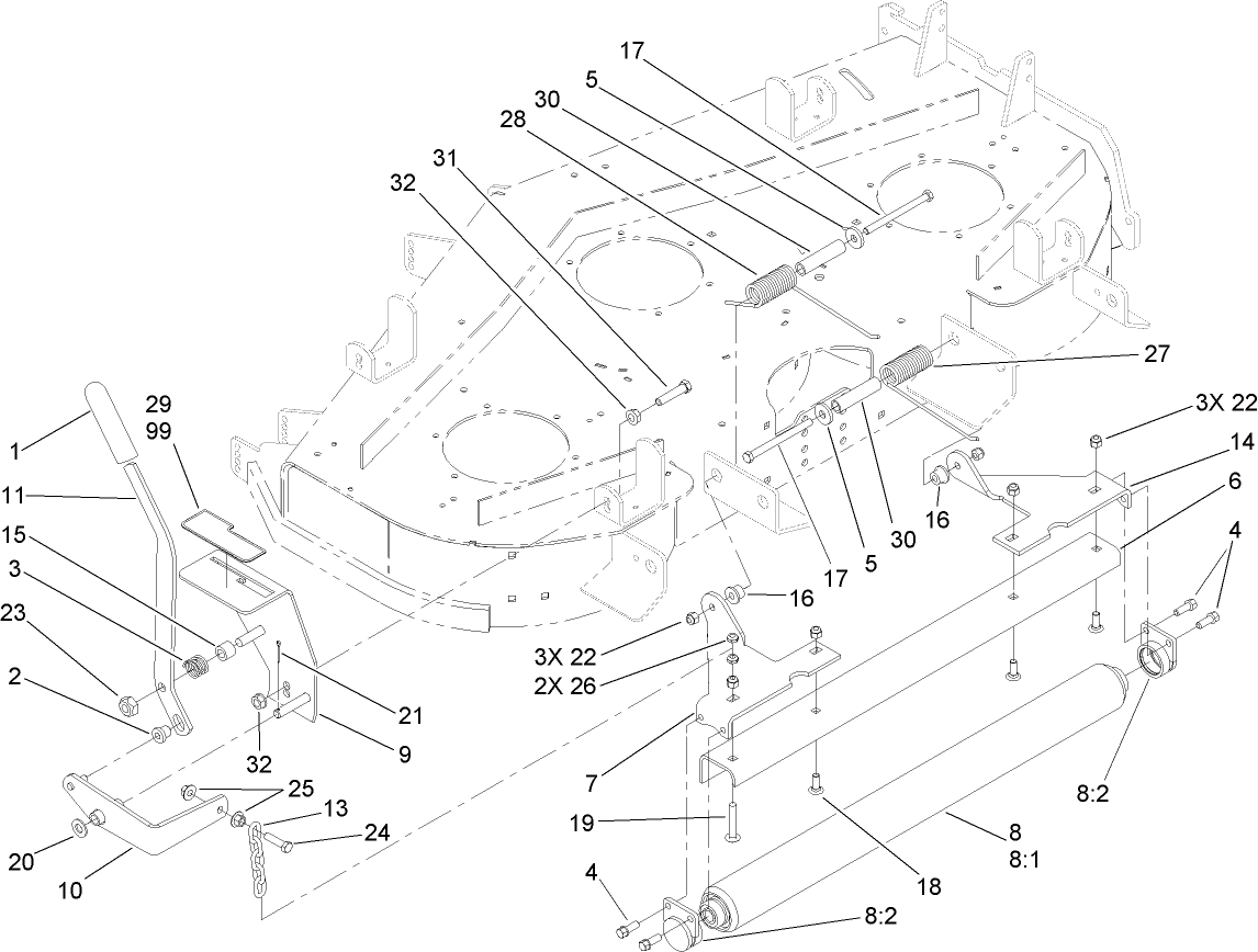 Roller Striping Assembly No. 108-2162