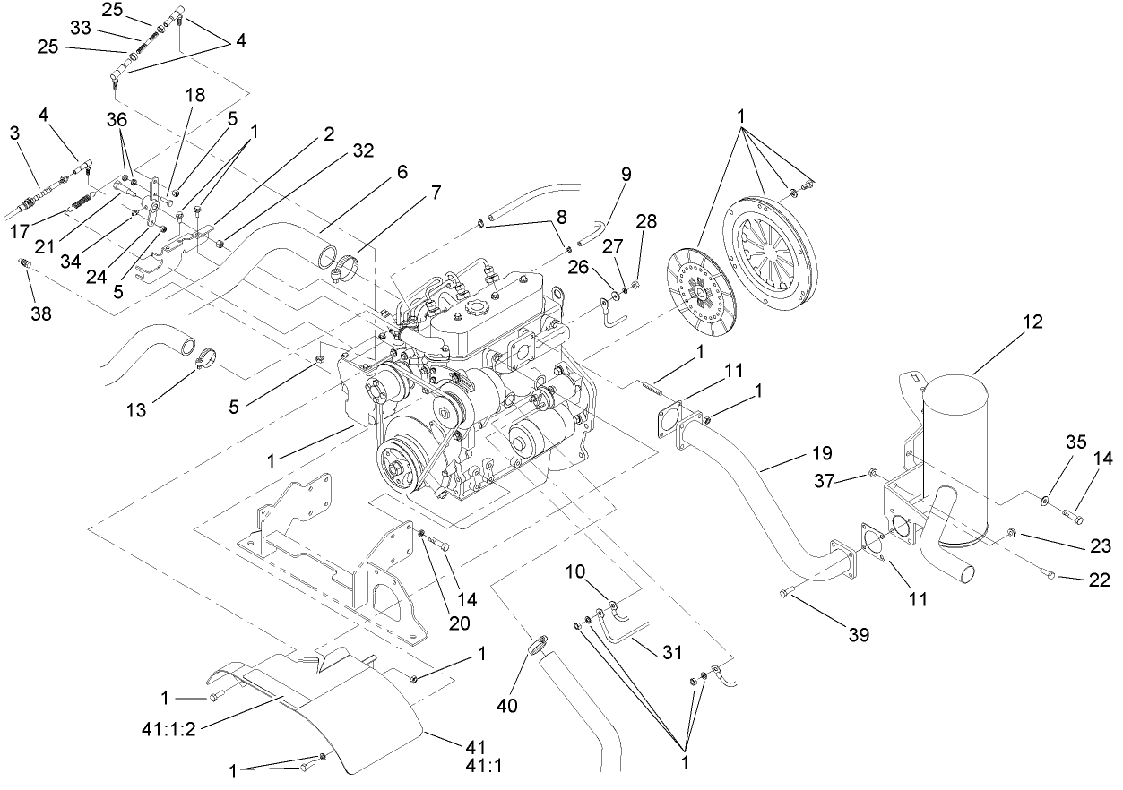 Diesel Engine Assembly
