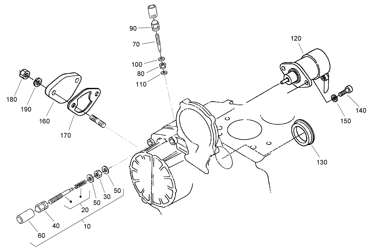 Idle Apparatus and Stop Solenoid Assembly