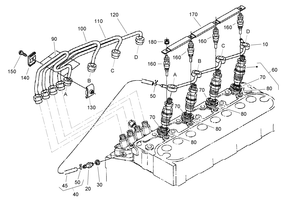 Nozzle Holder and Glow Plug Assembly