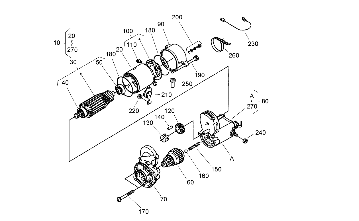 Starter Assembly No. 98-9705