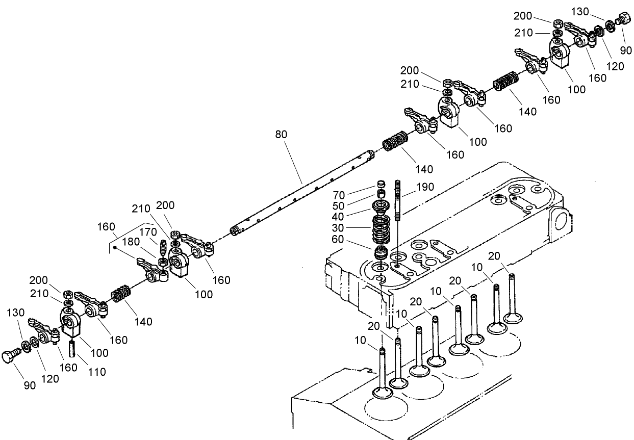 Valve and Rocker Arm Assembly