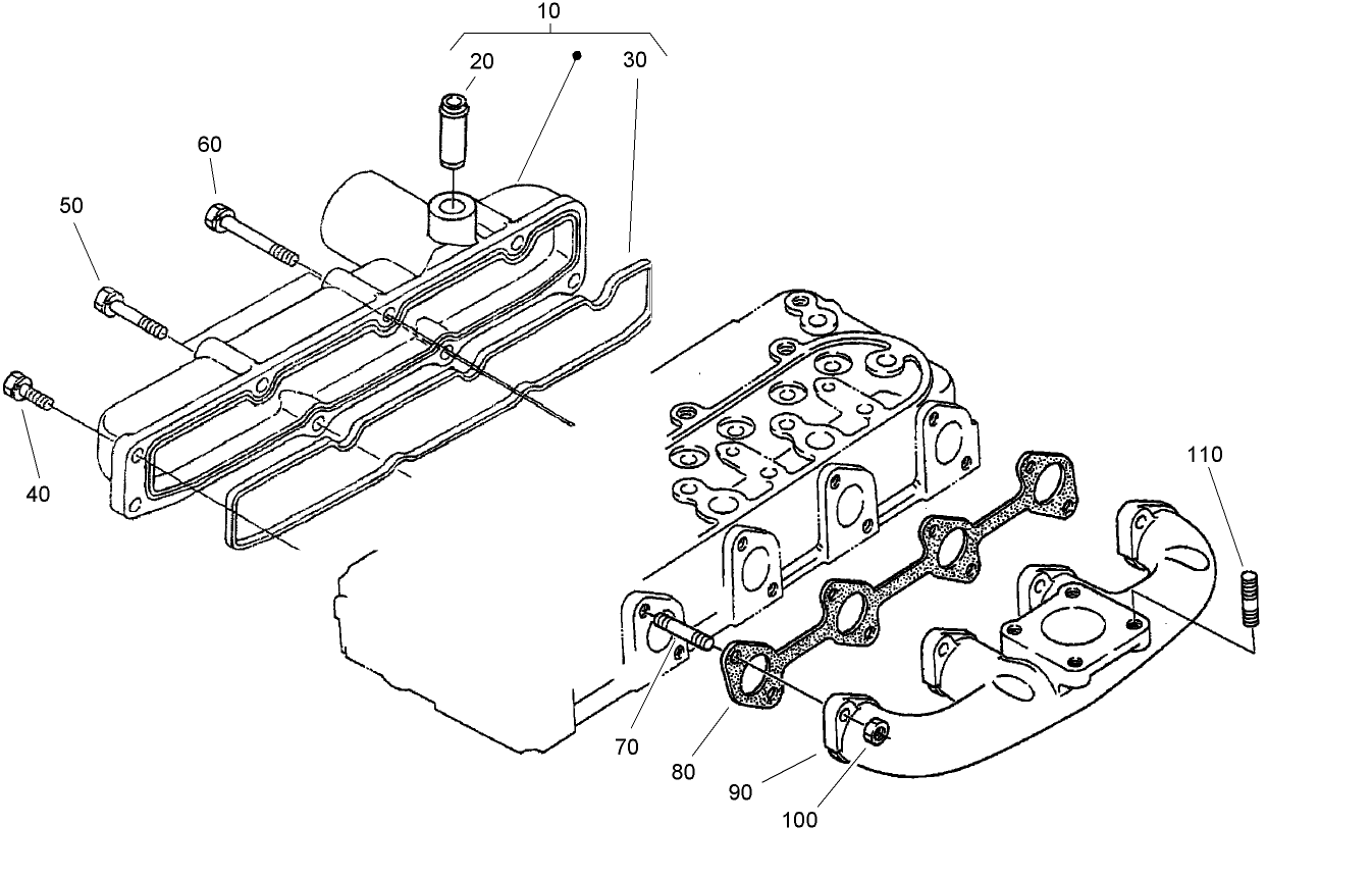 Intake and Exhaust Manifold Assembly