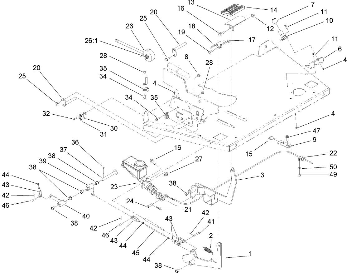 Brake and Accelerator Pedal Assembly