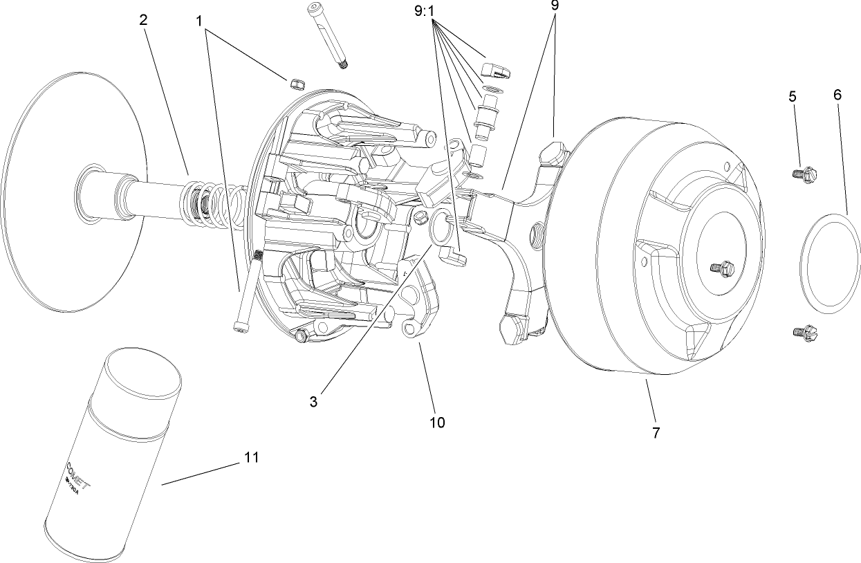 Driver Clutch Assembly No. 100-8288
