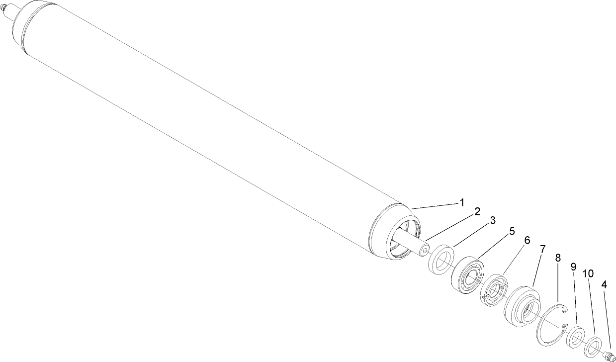Long Roller Assembly No. 107-4024