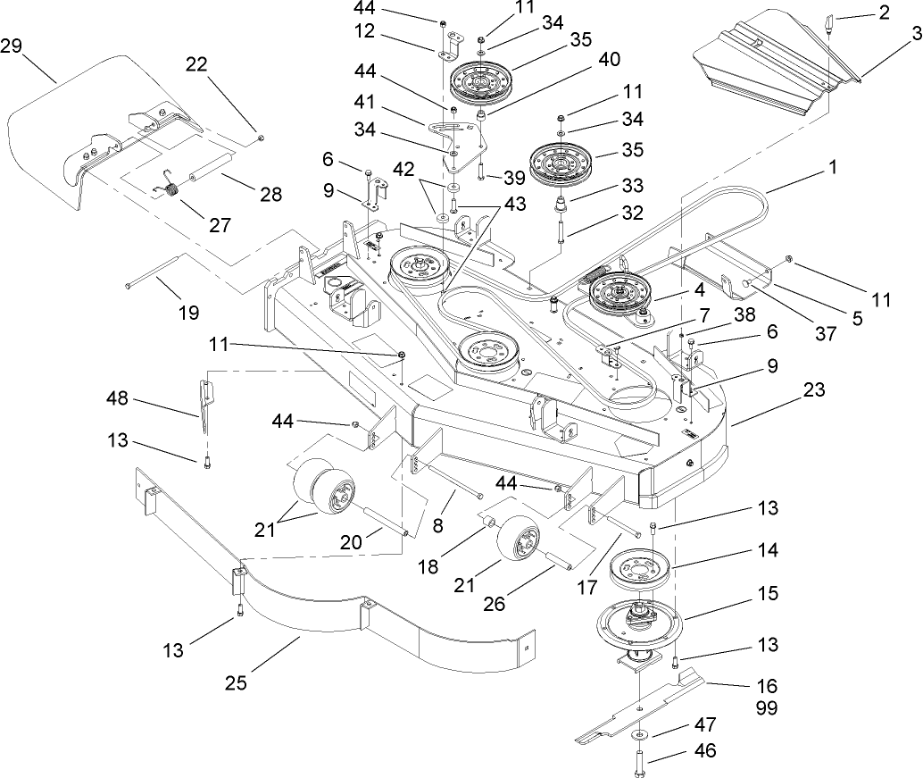 Deck Assembly No. 107-1694
