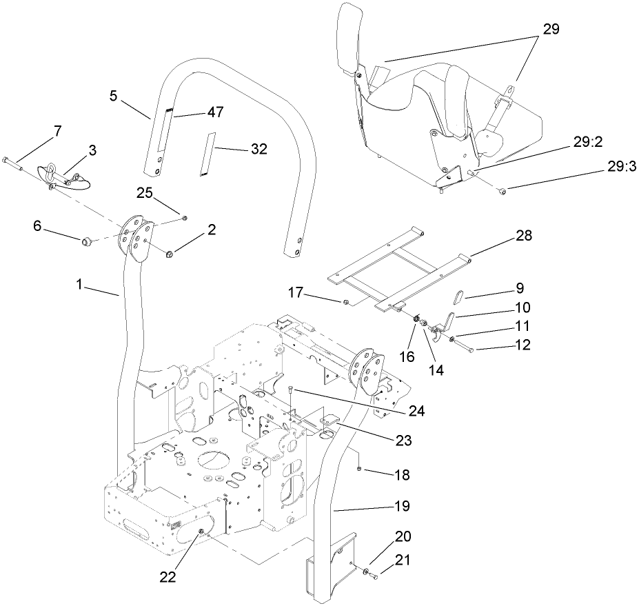 Roll-Over Protection System Assembly No. 107-8093