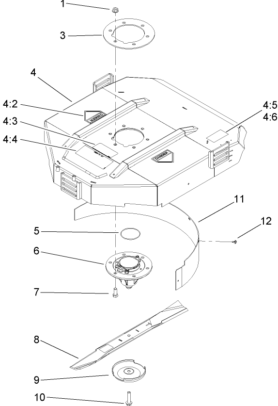 Chamber, Blade and Spindle Assembly