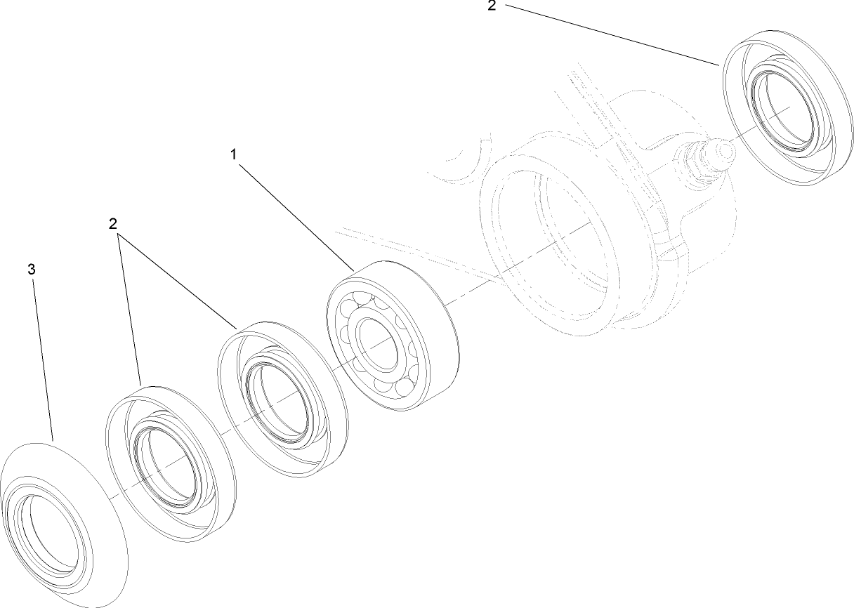 Groomer Bearing and Seal Assembly No. 110-4086