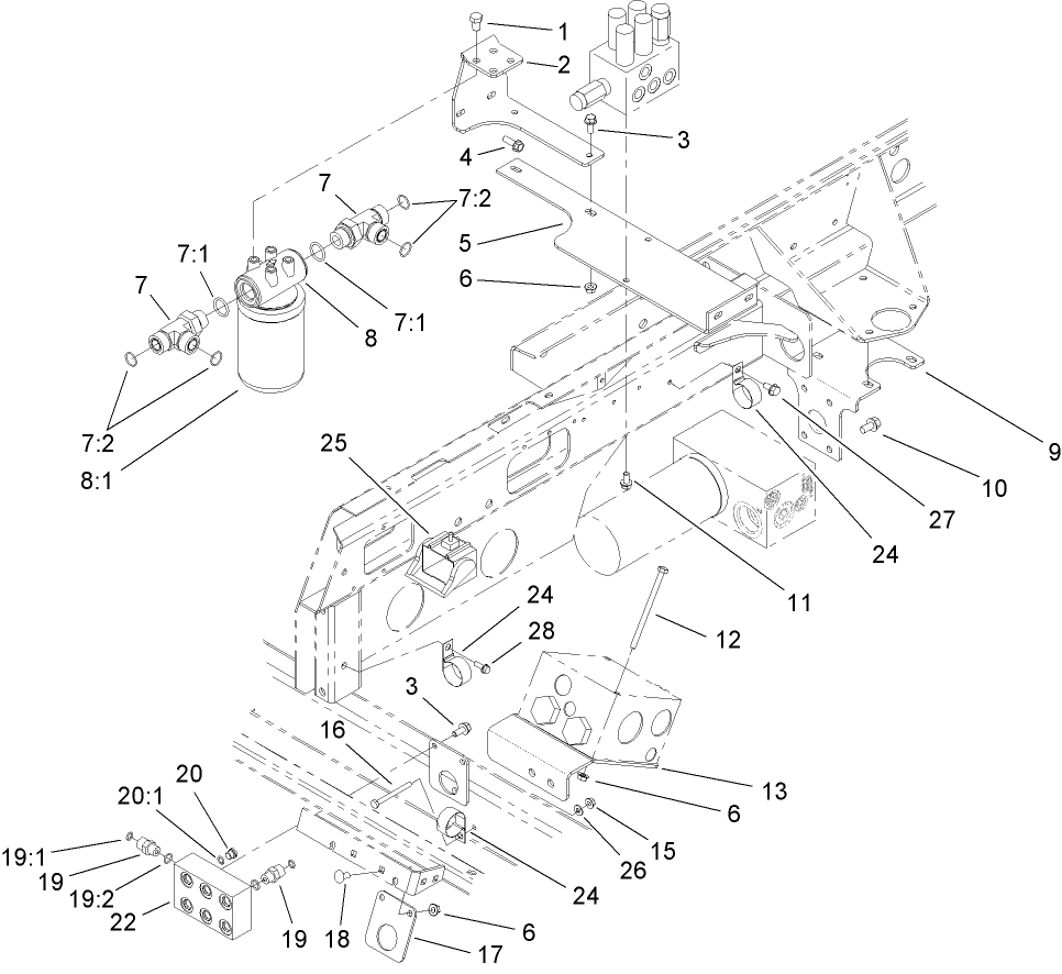 Manifold Mounting and Fitting Assembly
