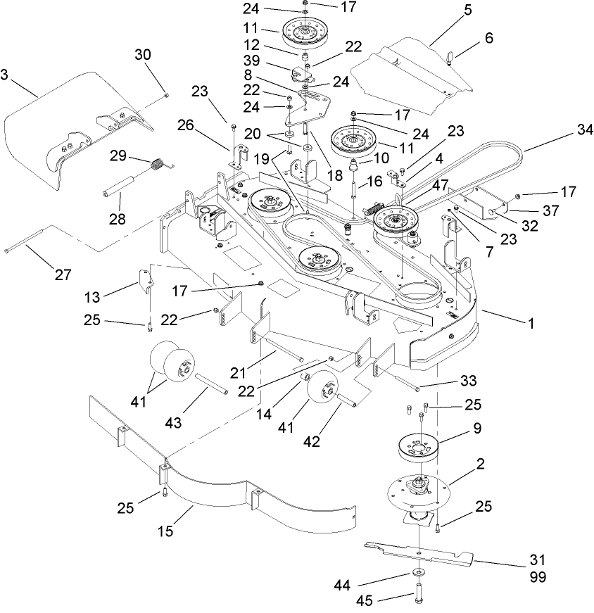 Deck Assembly No. 107-1667
