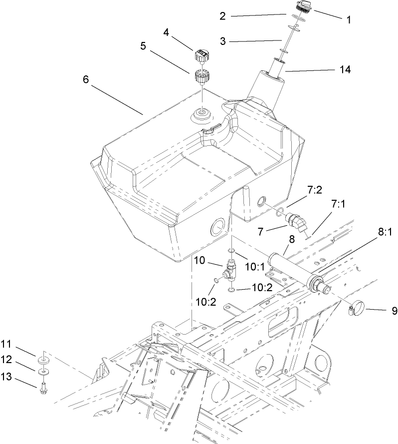 Hydraulic Filter and Reservoir Assembly
