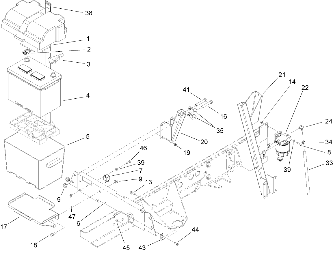 Battery Installation Assembly