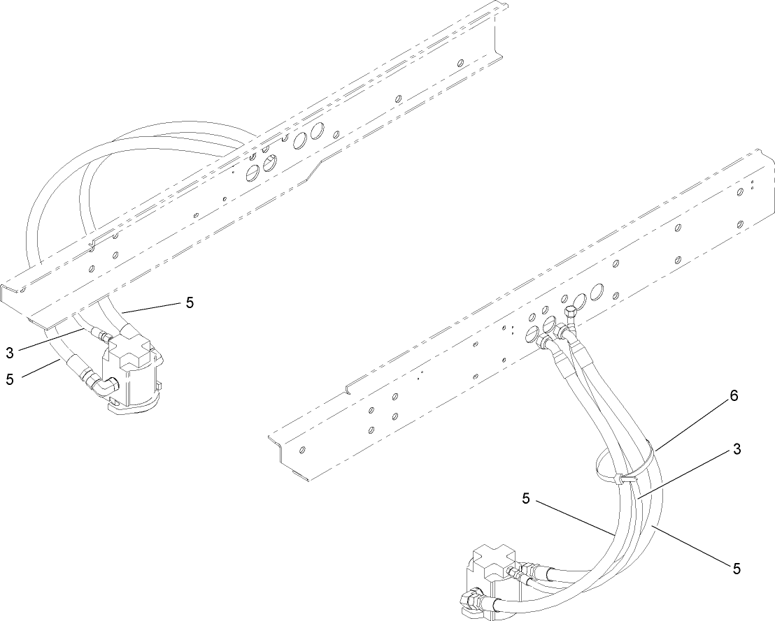No. 2 and 3 Hose Installation Assembly