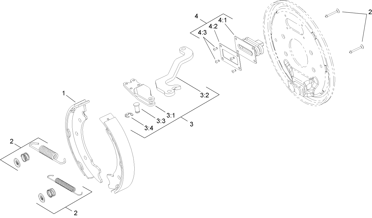 RH Brake Assembly No. 110-8871