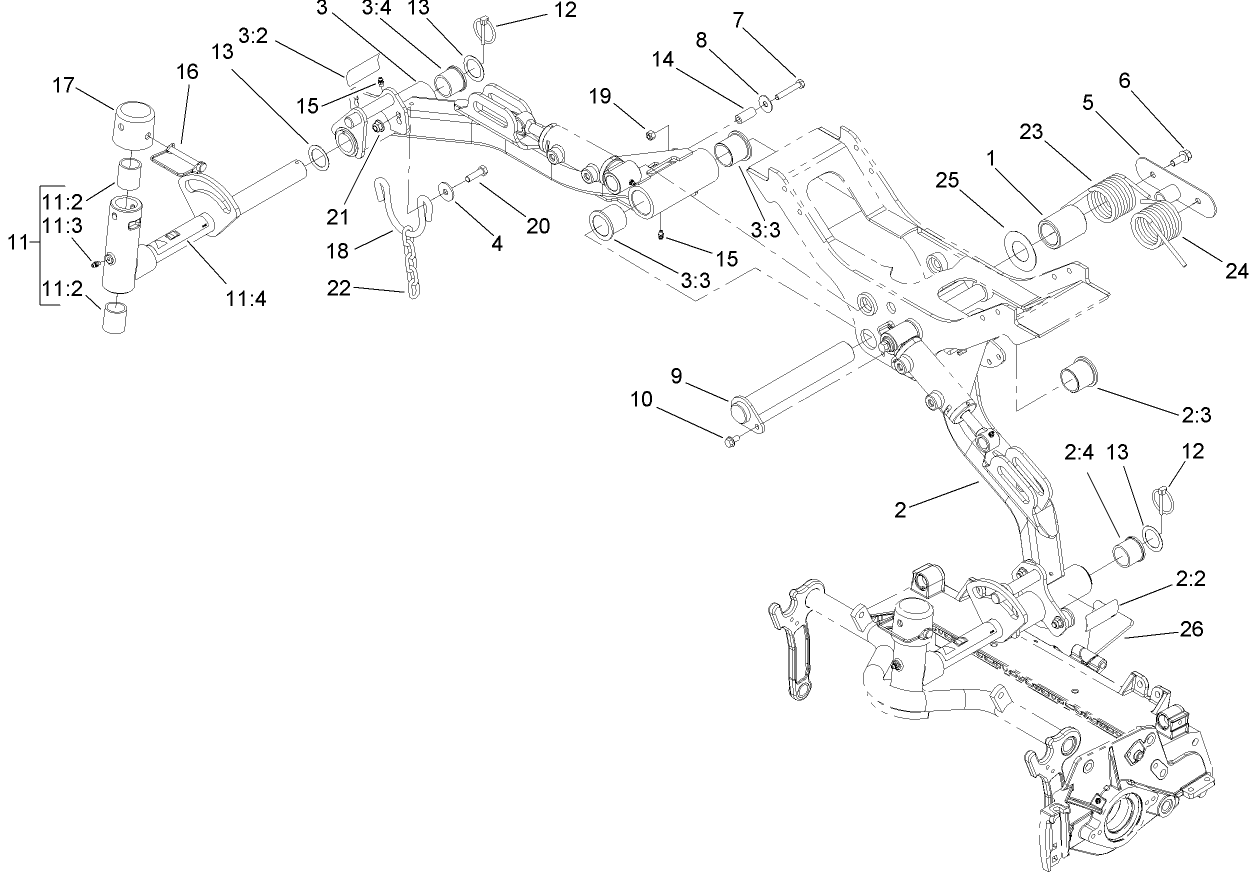 Rear Lift Arm Assembly