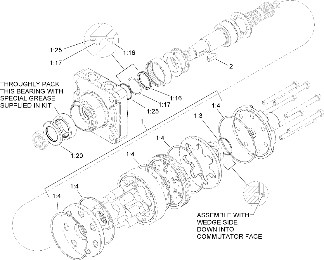 Hydraulic Motor Assembly No. 106-3874