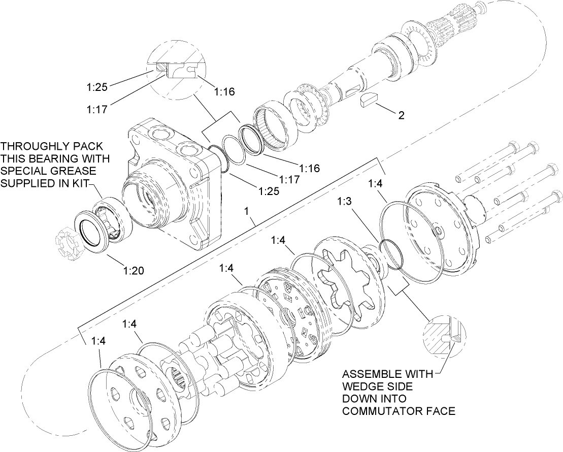 Hydraulic Motor Assembly No. 106-3875