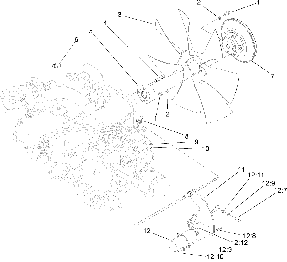 Fan and Solenoid Assembly
