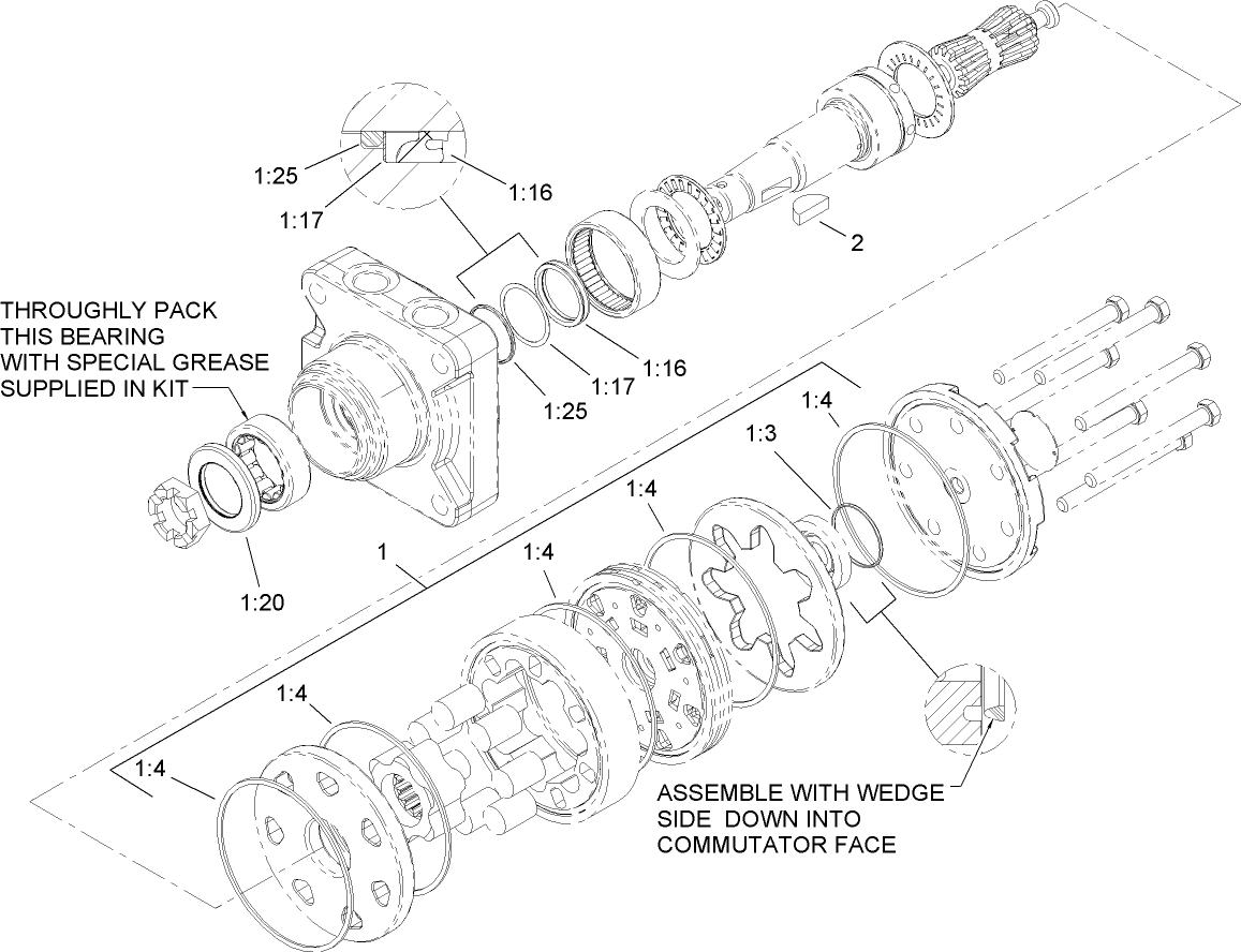 Hydraulic Motor Assembly No. 110-8964