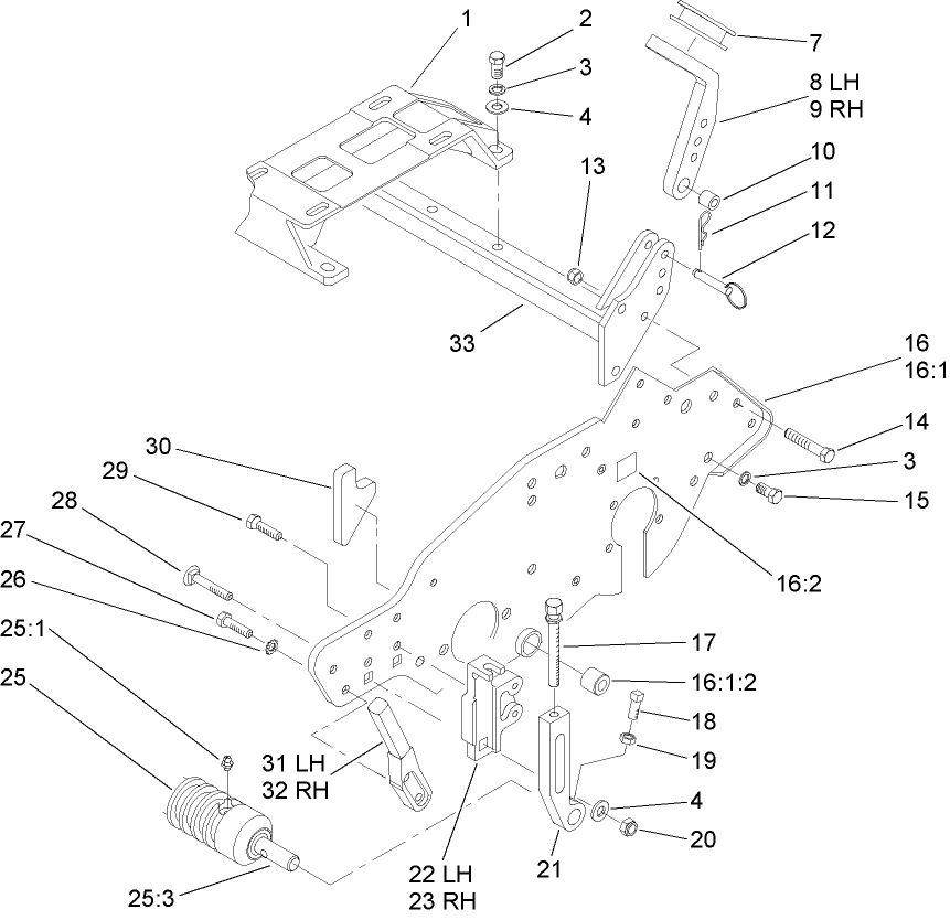 Engine Mount and Frame Assembly